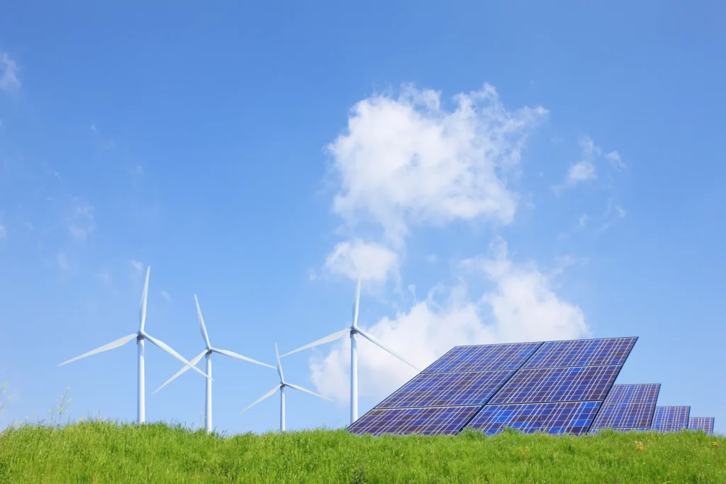 太陽光発電と風力発電