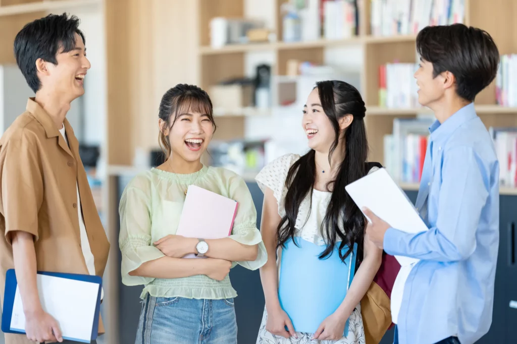 社会学部の学生たち